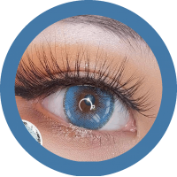 Natural Colors azul Blue - yearly colored contact lenses